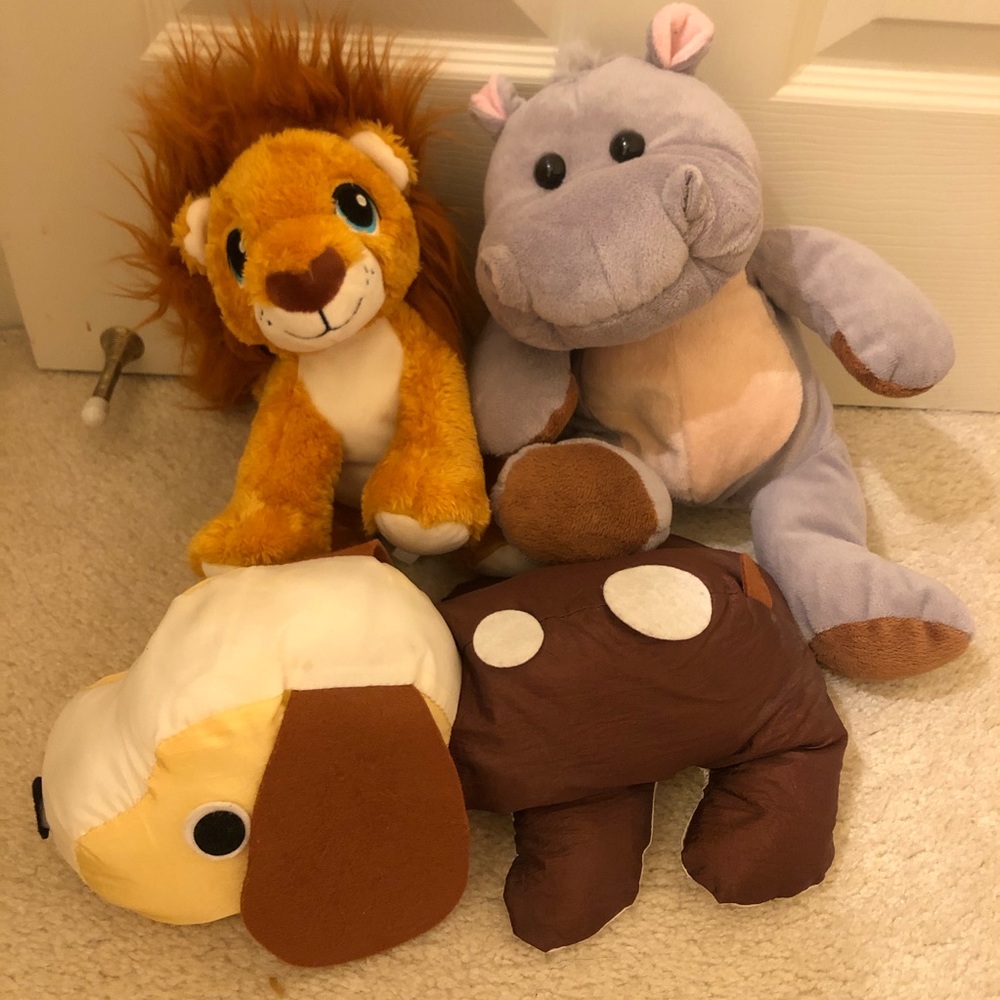 CARNIVAL STUFFED ANIMALS TRIO!